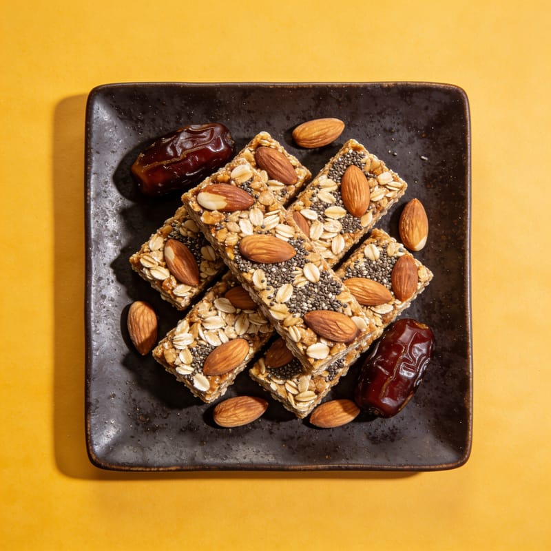 Almond Date Power Bars