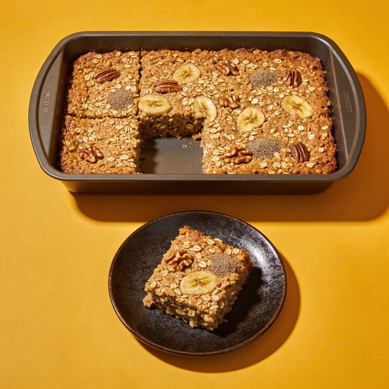 Banana Walnut Baked Oatmeal