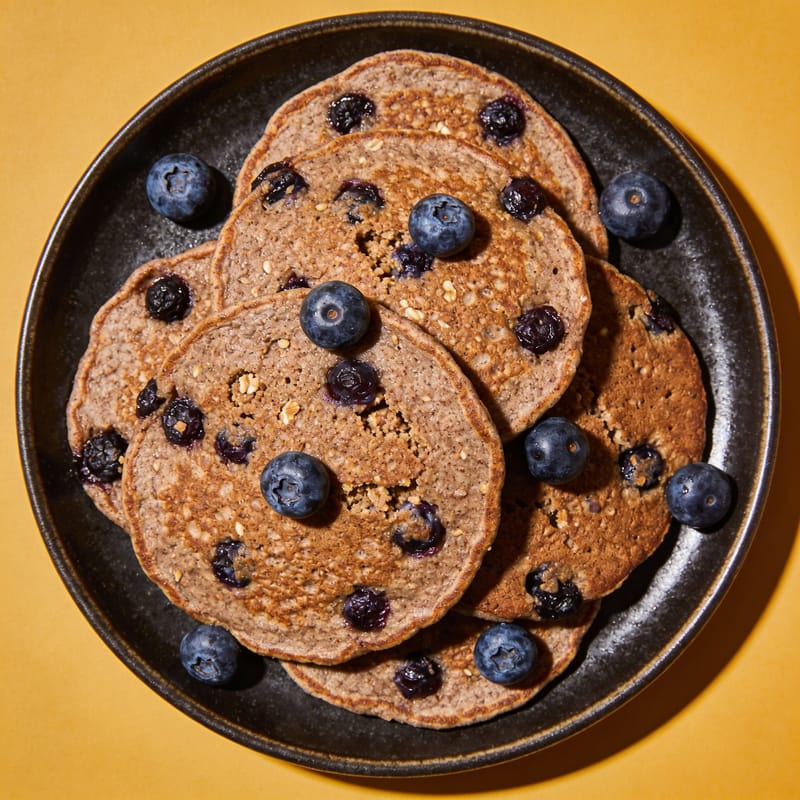 Buckwheat Blueberry Pancakes