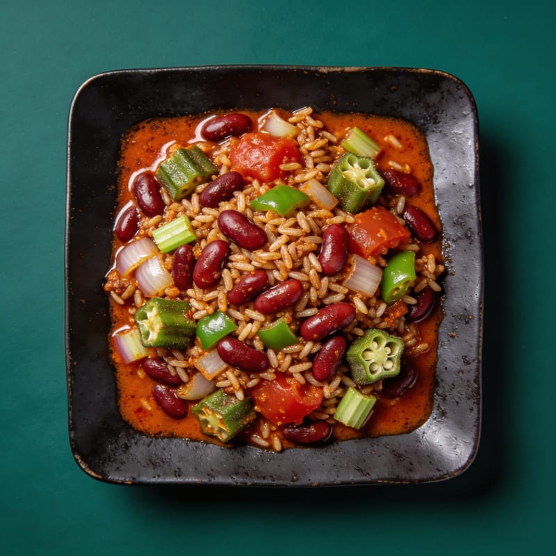 Smoky Red Bean Jambalaya
