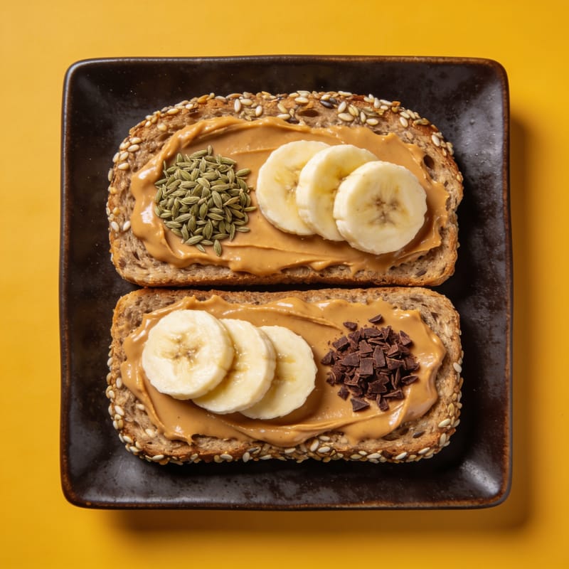 Peanut Butter Banana Protein Toast