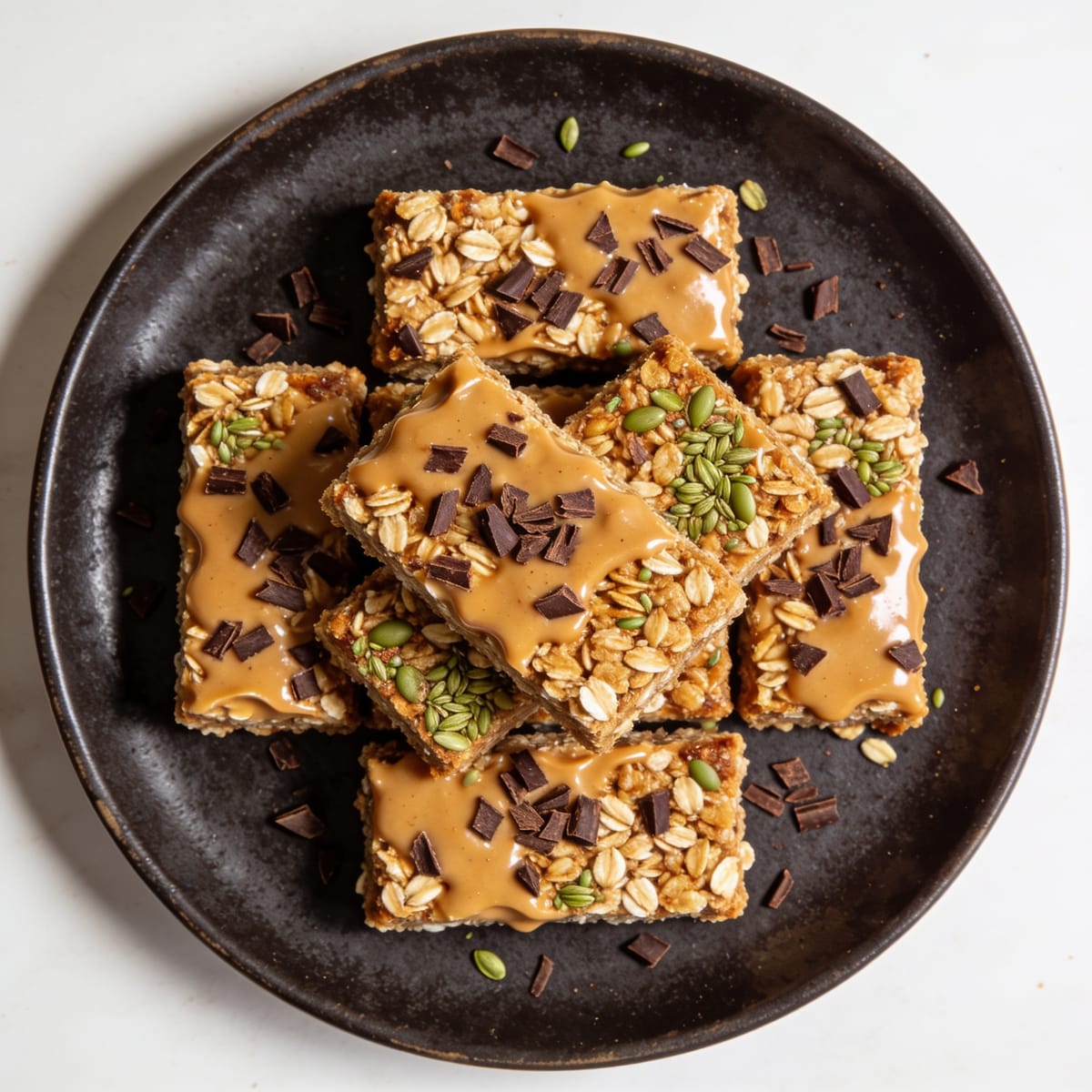 Peanut Butter Cacao Crunch Bars