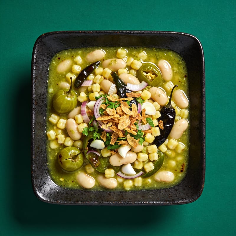 White Bean Pozole Verde