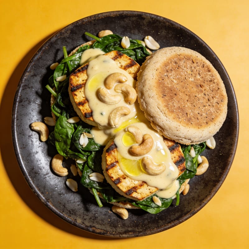 Tofu Benedict Florentine