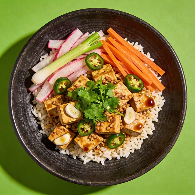 Lemongrass Tofu Bánh Mì Bowl